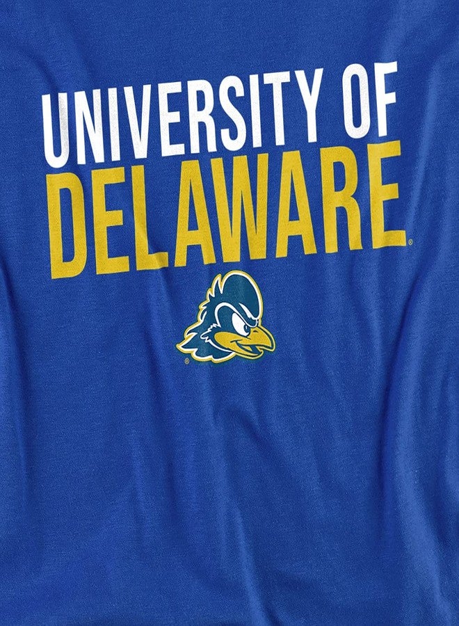LOGOVISION University of Delaware Official Stacked Unisex Adult T-Shirt, Stacked, Large - Image 3