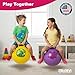 WALIKI Hop Ball for Boys and Girls Ages 36 18 Jumping Ball for School Sports Day Birthday Parties Outdoor Game Toy Purple - Image 2
