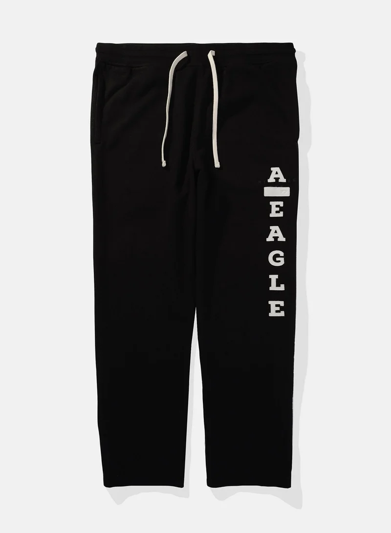 American Eagle Logo Fleece Dorm Track Pant