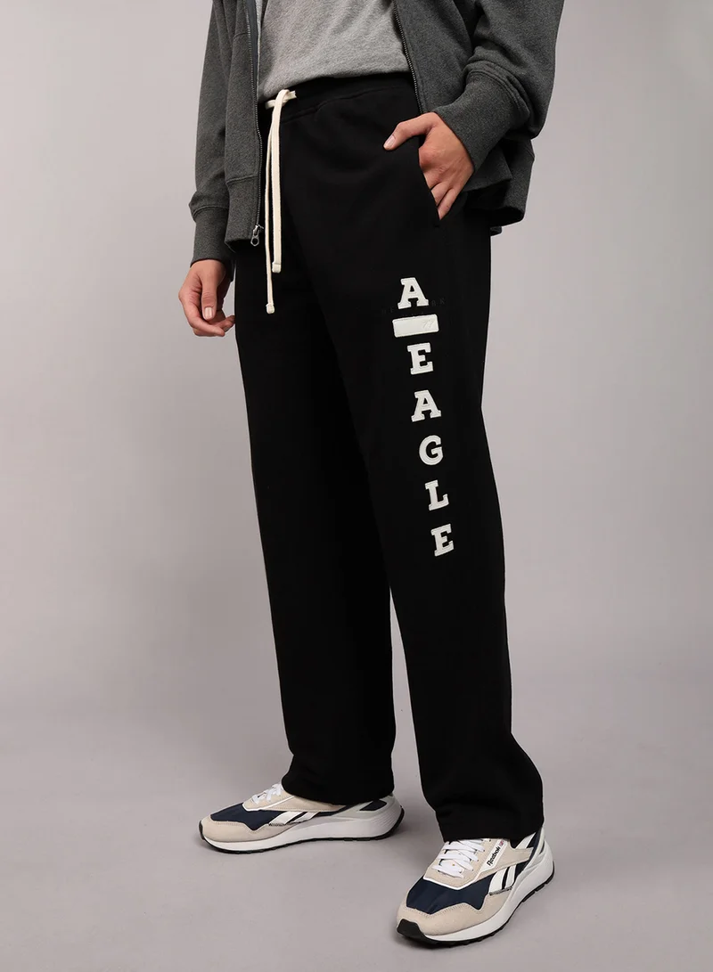 American Eagle Logo Fleece Dorm Track Pant
