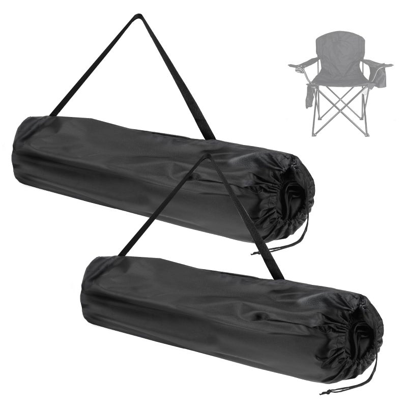 Antrys Camping Chair Replacement Bag for Coleman Portable Folding Chair Carry Bag with Shoulder Strap Protective Carrying Chair Bag for Travel Outdoor Camping Sports Chair is Not Included 2 Pack - Image 2
