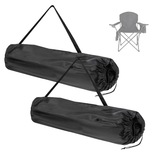 Antrys Camping Chair Replacement Bag for Coleman Portable Folding Chair Carry Bag with Shoulder Strap Protective Carrying Chair Bag for Travel Outdoor Camping Sports Chair is Not Included 2 Pack - Image 1