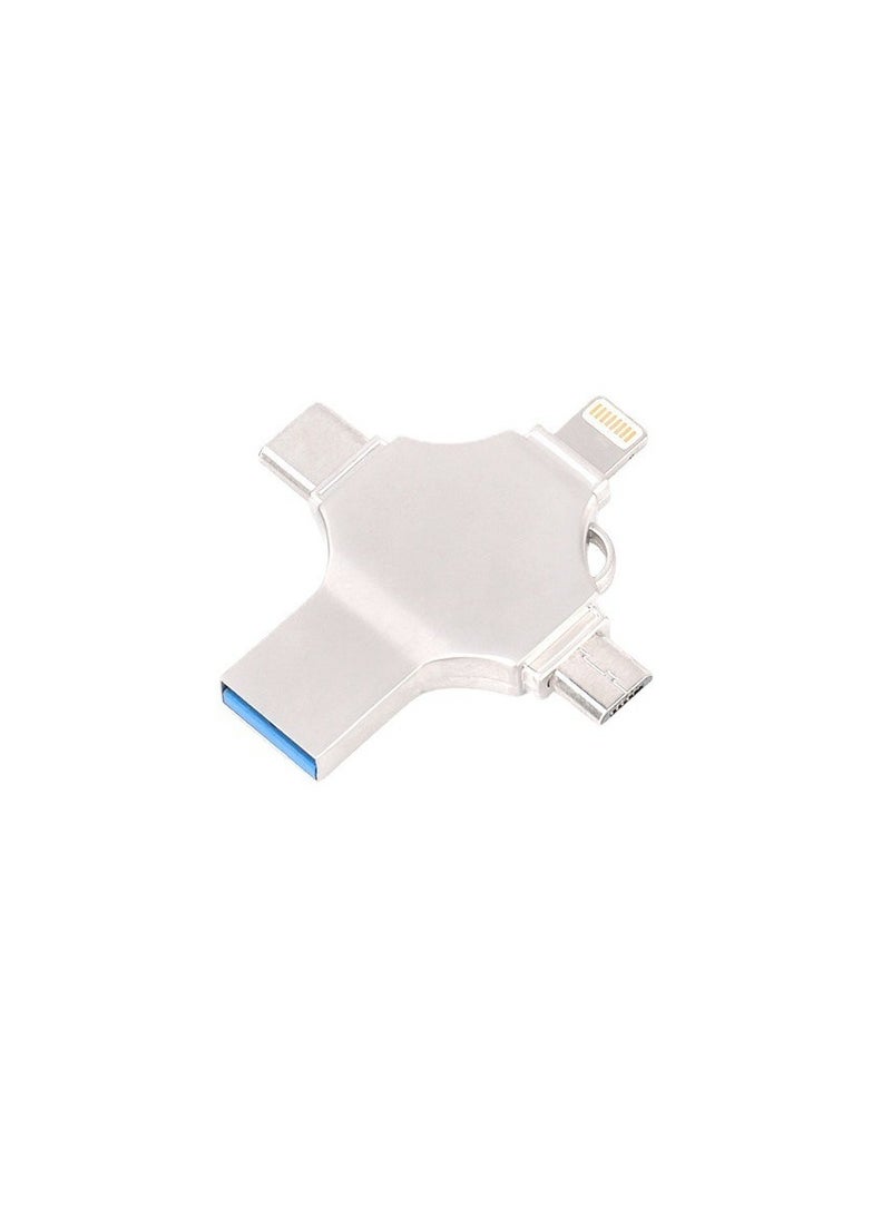 Mobile phone USB flash drive Type C 4 in 1 for Apple iPhone Huawei Android 4 in 1 USB flash drive 64G - Image 2
