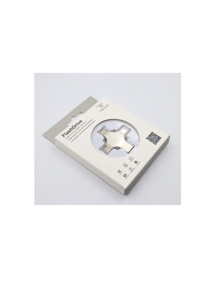 Mobile phone USB flash drive Type C 4 in 1 for Apple iPhone Huawei Android 4 in 1 USB flash drive 64G - Image 3