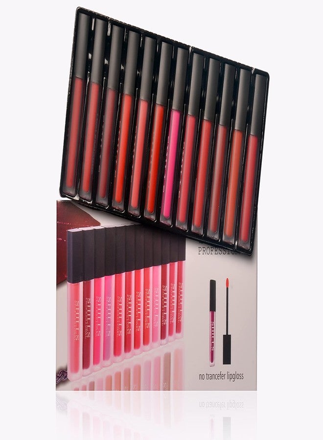 IGOODCO Matte Liquid Lipstick Long lasting Transferproof and Waterproof Lasts Up to 12 hours Liquid Lipsticks | Combo Set - 12 Pcs - Image 5