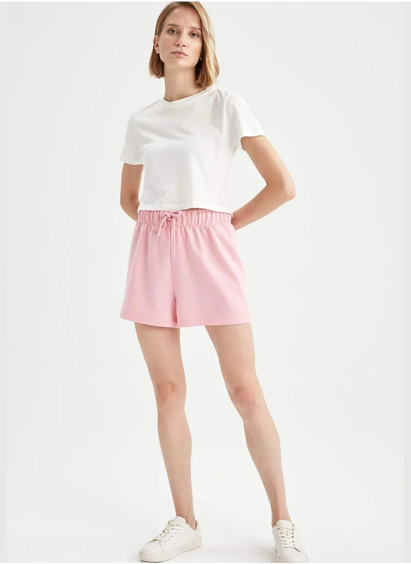 DeFacto Relax Fit Tie Waist Mini Short