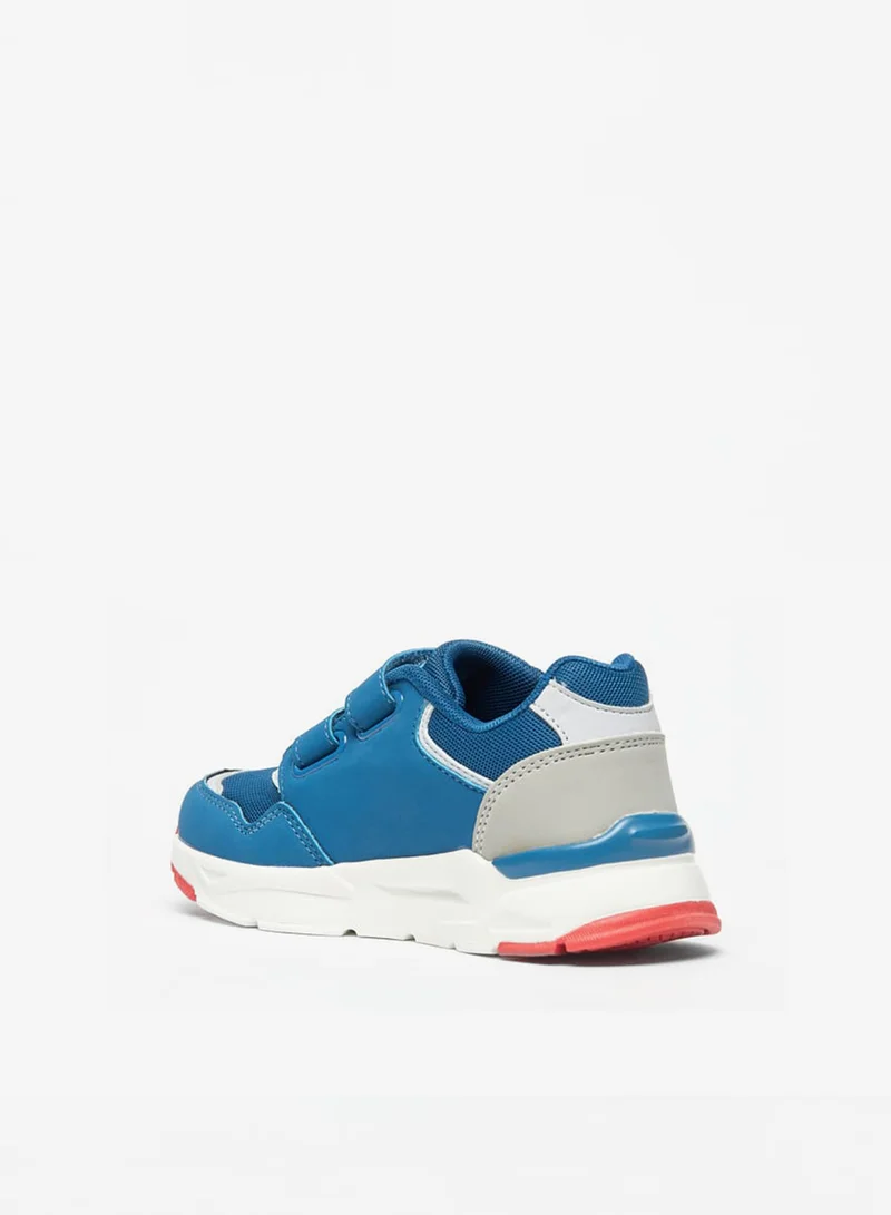 MARVEL Marvel Captain America Print Sneakers with Hook and Loop Closure