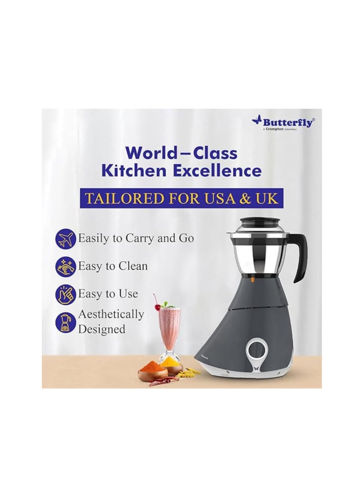 BUTTERFLY - Butterfly Matchless Mixer Grinder 4J, 110 V, Grey, 550 Watts - Image 1