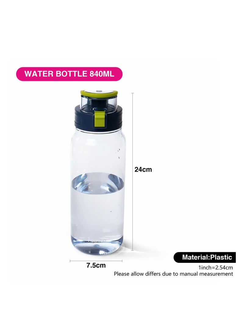 Fissman Water Bottle 840Ml For Kids Bpa Free Non-Toxic Green - Image 2