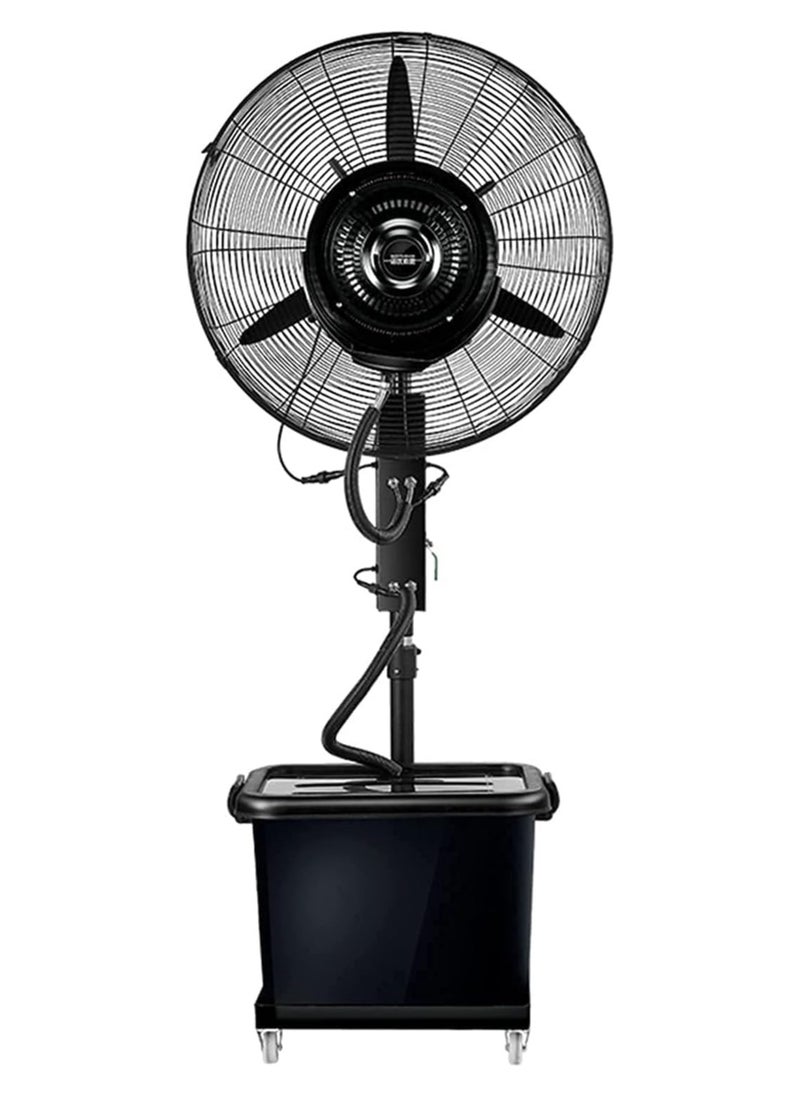 SP Pedestal Fans 26"/30" Metal Oscillating Commercial High-Velocity Outdoor indoor Mist Fan Black Industrial Cool  - Image 1