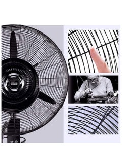 SP Pedestal Fans 26"/30" Metal Oscillating Commercial High-Velocity Outdoor indoor Mist Fan Black Industrial Cool  - Image 5