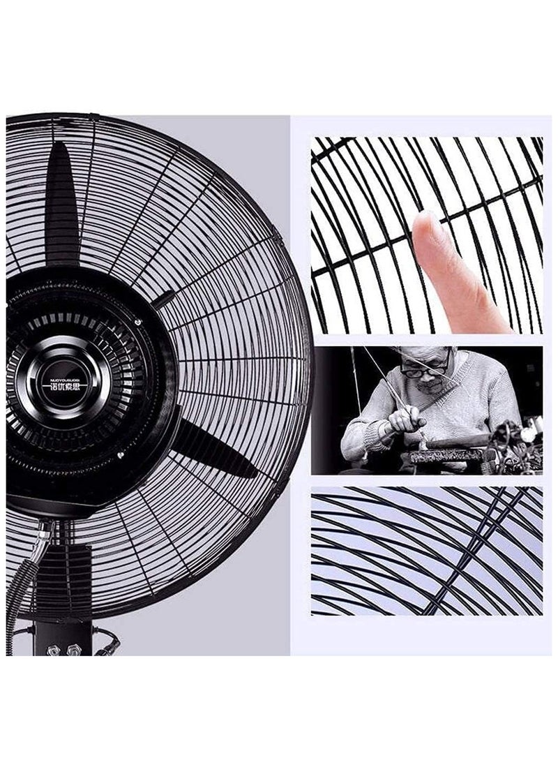 SP Pedestal Fans 26"/30" Metal Oscillating Commercial High-Velocity Outdoor indoor Mist Fan Black Industrial Cool  - Image 5
