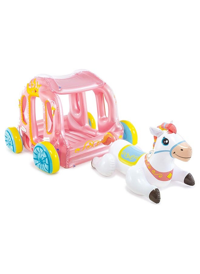 INTEX Inflatable Play Centre, Princess Carriage, One Size  - Image 1