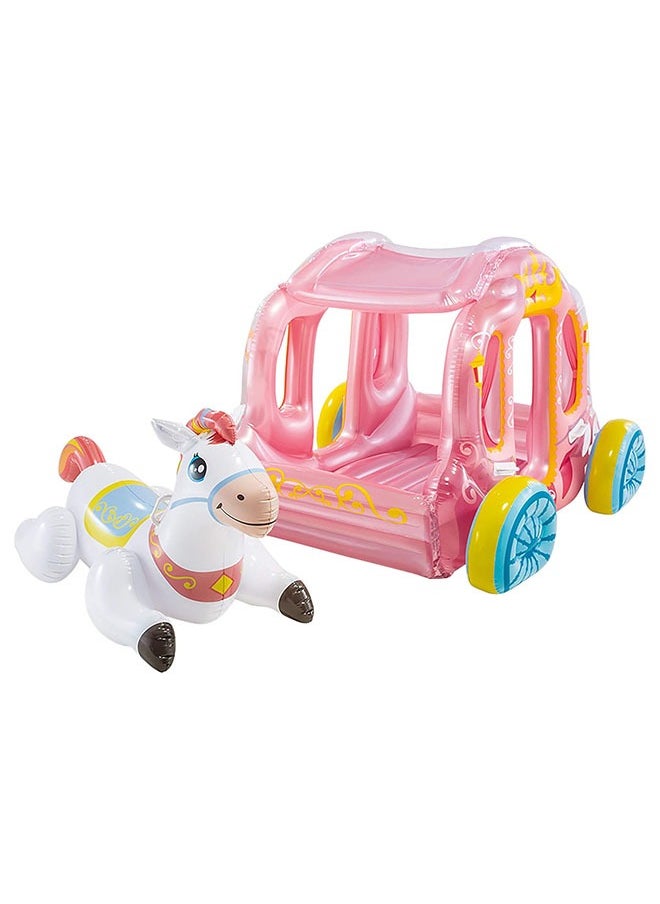 INTEX Inflatable Play Centre, Princess Carriage, One Size  - Image 2