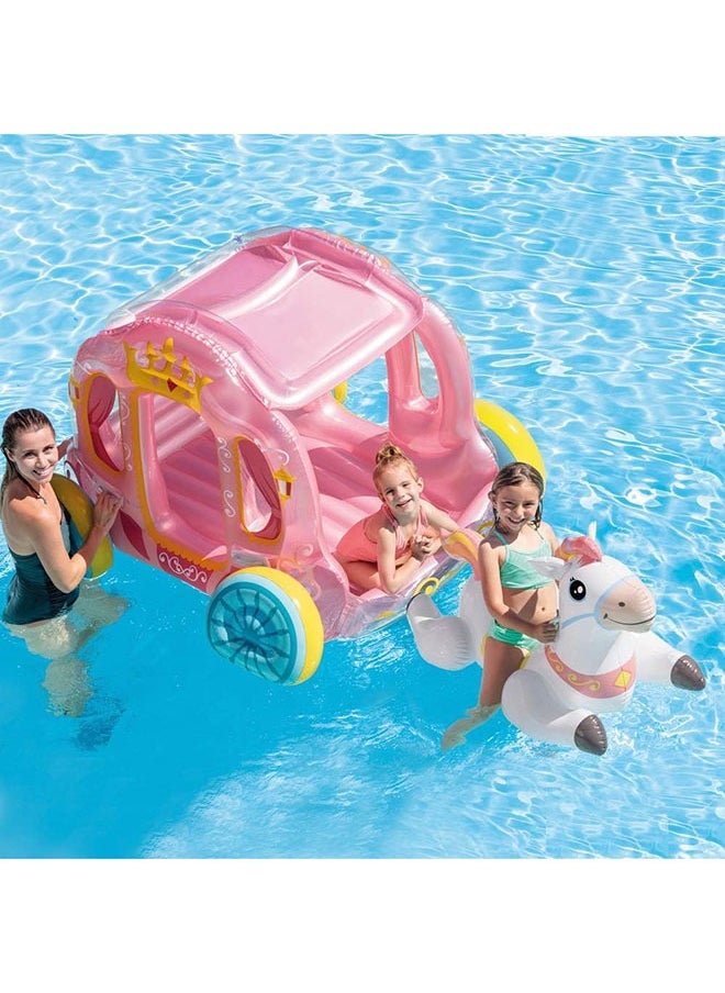 INTEX Inflatable Play Centre, Princess Carriage, One Size  - Image 5