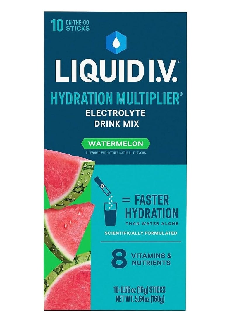 ليكويد آي.في. مضاعف الترطيب 0.56 أوقية، 10 حصص، البطيخ - Image 1