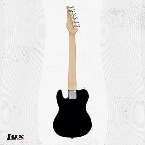 LyxPro 30 Electric Guitar TL Series FullSize Paulownia Wood Body 3Ply Pickguard CShape Neck Ashtray Bridge Quality Gear Tuners 3Way Switch VolumeTone Controls 2 Picks Included Sunburst - Image 3