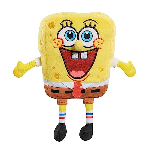 Spongebob Squarepants سبونج بوب سكوير بانتس دمية صغيرة بحجم 7 إنش من القماش القابل للجمع هدايا سلة عيد الفصح للأطفال من عمر 3 سنوات فما فوق من جاست بلاي - Image 5