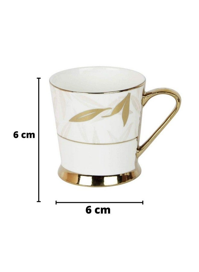 Femora Indian Ceramic Tea Cup Set, 200 ML, Set of 6, Multi-Color (NOT Microwave Safe) - Image 3