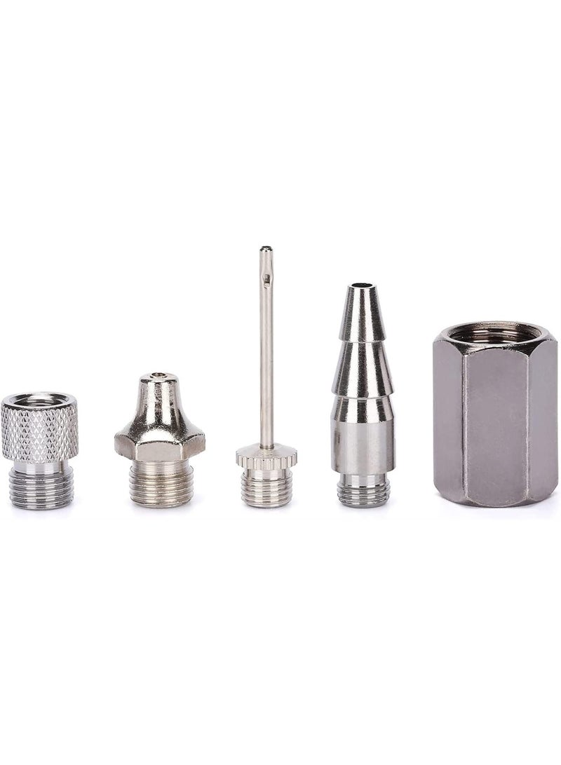 13 Pcs 2-Way Connection Air Nozzle Blow Gun Set, Air Nozzle Kit  Standard  Fitting and 8 Air Nozzles  - Image 5