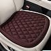 BDZMC Car Seat Covers Breathable Comfort Seat Protector Cover Four Seasons Universal 3D Decompression Front Driver Seat Cover Anti Slip Car Accessories for Most Vehicle Seats Office Chairs Red - Image 2