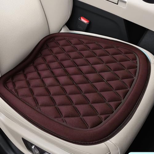 BDZMC Car Seat Covers Breathable Comfort Seat Protector Cover Four Seasons Universal 3D Decompression Front Driver Seat Cover Anti Slip Car Accessories for Most Vehicle Seats Office Chairs Red - Image 1