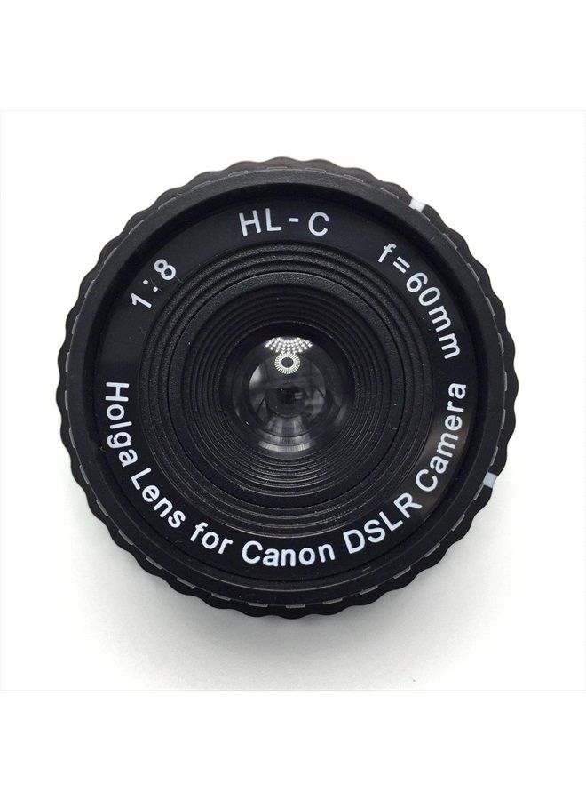 Holga 60mm f/8 Lens for Canon DSLR (Black) - Image 1
