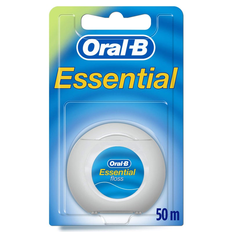Oral B Essential Waxed Mint Floss, 50 m