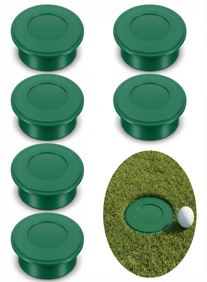 PercyEffie 6 Pcs Golf Cup Cover, Golf Hole Cup Covers Putting Green Cups Hole Covers Practice Training Aids Holes Plastic for Garden Yard Backyard Game Ball Outdoor Sports Activities - Image 1