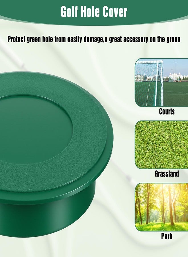 PercyEffie 6 Pcs Golf Cup Cover, Golf Hole Cup Covers Putting Green Cups Hole Covers Practice Training Aids Holes Plastic for Garden Yard Backyard Game Ball Outdoor Sports Activities - Image 4