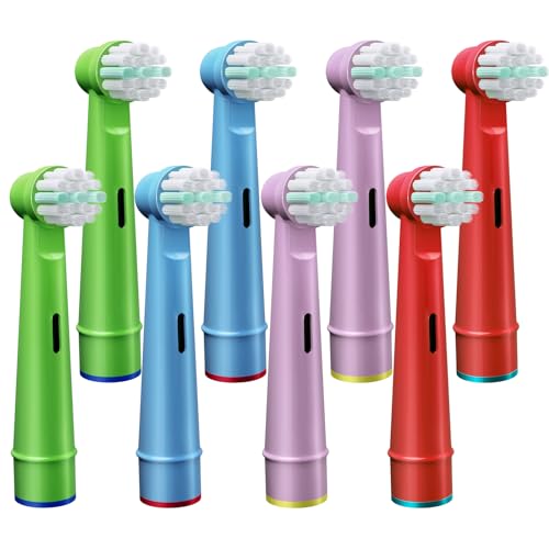 genkent 8 Pcs Electric Kid Toothbrush Replacement Heads Compatible with Braun Oral B - Image 1