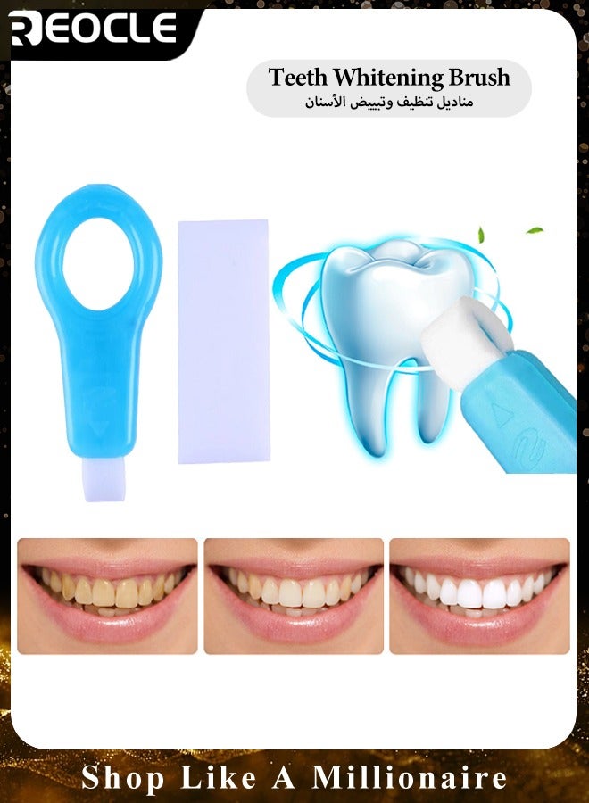 REOCLE 2PCS Teeth Whitening Kit Teeth Whitening Wipes Best Teeth Whitening Kit Portable Teeth Whitener with Low Sensitivity for Gentle Oral Care - Image 1