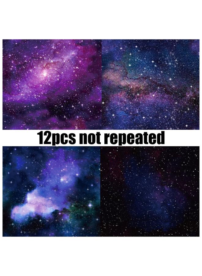 Bluejw 24 Large-size Starry Sky Material Paper Creative Dream Collage Background Decoration DIY Tearable Hand Account Material Paper - Image 2