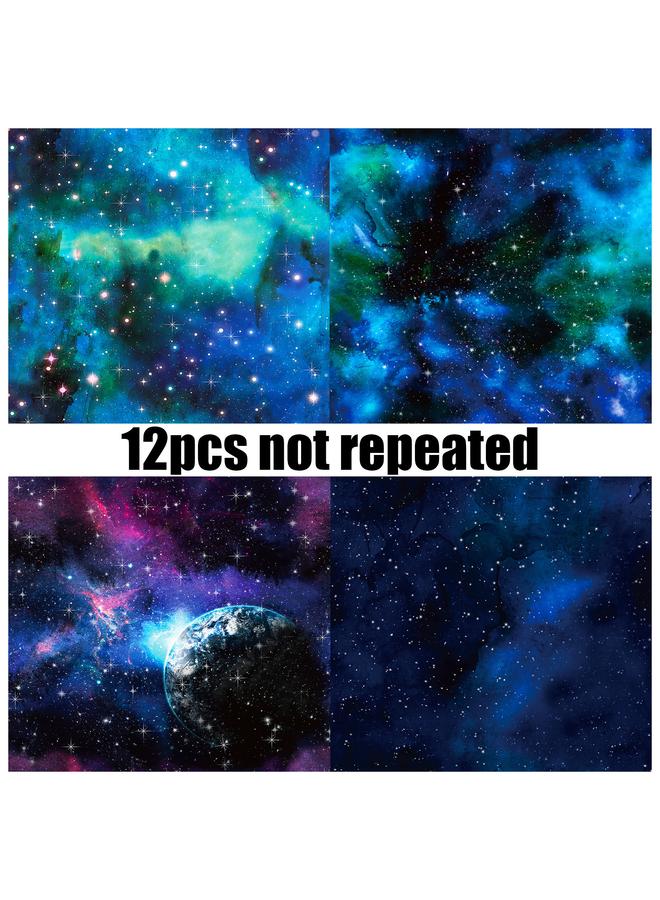 Bluejw 24 Large-size Starry Sky Material Paper Creative Dream Collage Background Decoration DIY Tearable Hand Account Material Paper - Image 3