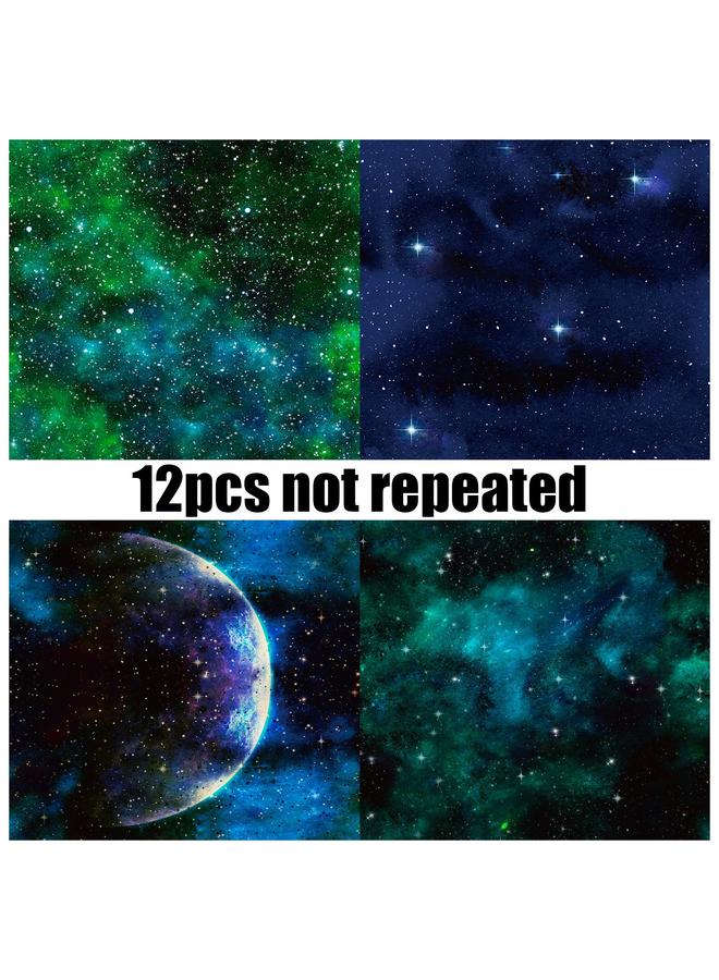 Bluejw 24 Large-size Starry Sky Material Paper Creative Dream Collage Background Decoration DIY Tearable Hand Account Material Paper - Image 4