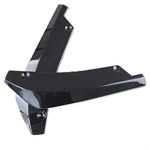 Banwinoto Rear Bumper Diffuser Universal Car Side Fender Skirt Lip Splitter Canard Protector 1 Pair Carbon Fiber/Black (Carbon Fiber Color) - Image 4