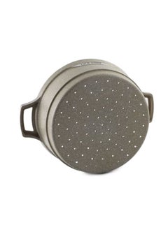 Life Smile 28cm Stock Pot with 28cm Steam Pot - Steamer Set - Couscoussier  - Image 3