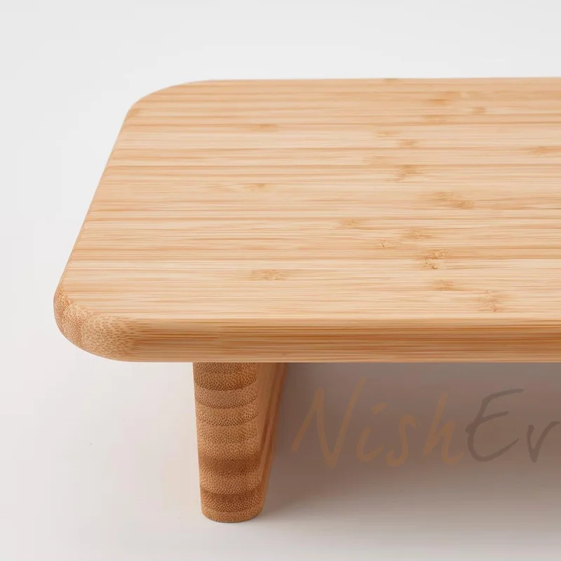 نيشيف Standing Cutting Board Bamboo Serving Board STOLTHET - 35x22 Cm