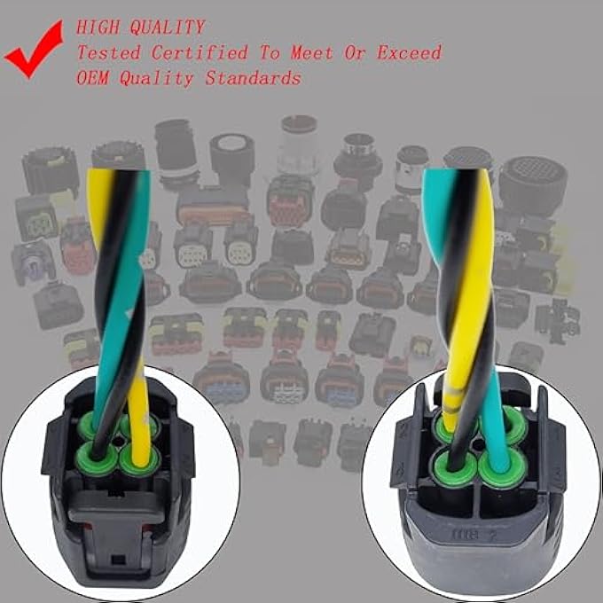 IXGKHC 12V 125A Alternator para Carro Harness Connector Plug 104211-3541 27060-0V170 2015-2017 Replacement for Toyota Camry L4 2.5L,2013-2018 RAV4 L4 2.5L AWD 104211-3161,27060-36080,210-1244,210-0875 - Image 3