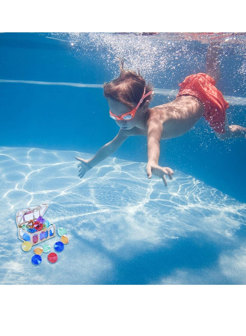 إسكدنيا 1 صندوق لعب الغوص بالأحجار الكريمة لعبة السباحة مجموعة ألعاب الغوص بالأحجار الكريمة - Image 5