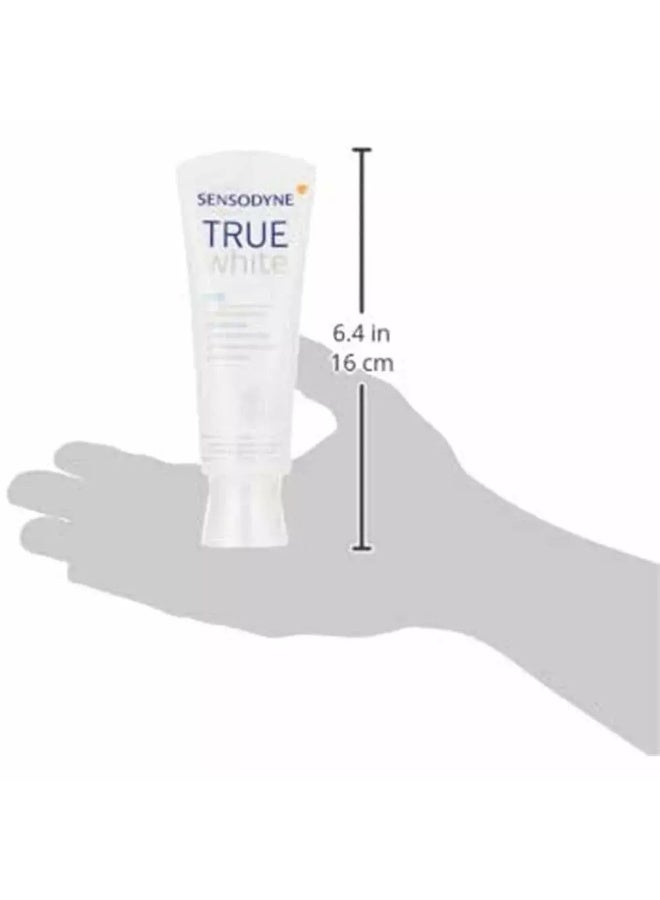 Sensodyne معجون أسنان سينسوداين المتخصص لتبييض الأسنان الحساسة، نكهة النعناع الأبيض الحقيقي، 75 مل - Image 3