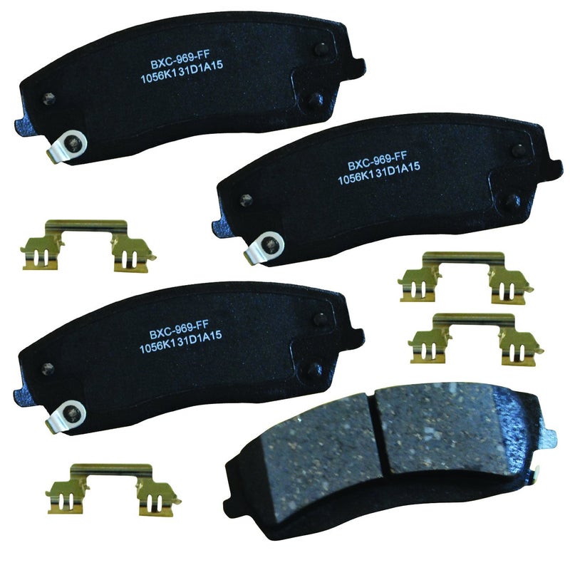 Bendix Premium SBC1056K1 Ceramic Front Brake Pads for Chrysler 300 2014-2005, 300 2016, Dodge Challenger 2013-2009, Challenger 2018, Charger 2014-2006, Magnum 2008-2005 - Image 3