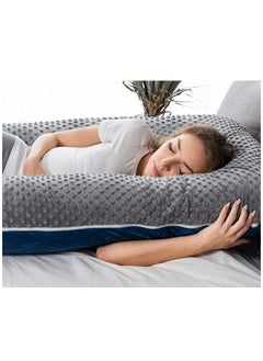 molody U Shaped Nursing And Maternity Pillow With Removable Velvet Cover  - Image 4