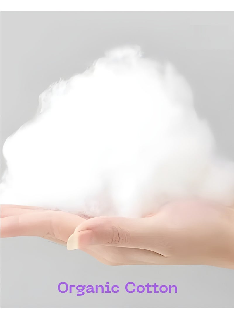 O2 Organic Cotton Night Sanitary Pads 10 Pads Long Night - Size 290 mm From O2 - Image 3