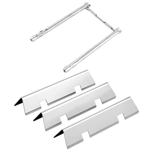 Grillflame Spirit E210 Parts 7635 Flavorizer Bars 69785 Burners Replacement Parts for Weber Spirit and Spirit II 200 Series E-210 S-210 II E-210 E-215 E-220 S-220 with Front Control GS4 Spirit 2 Grill Parts - Image 2