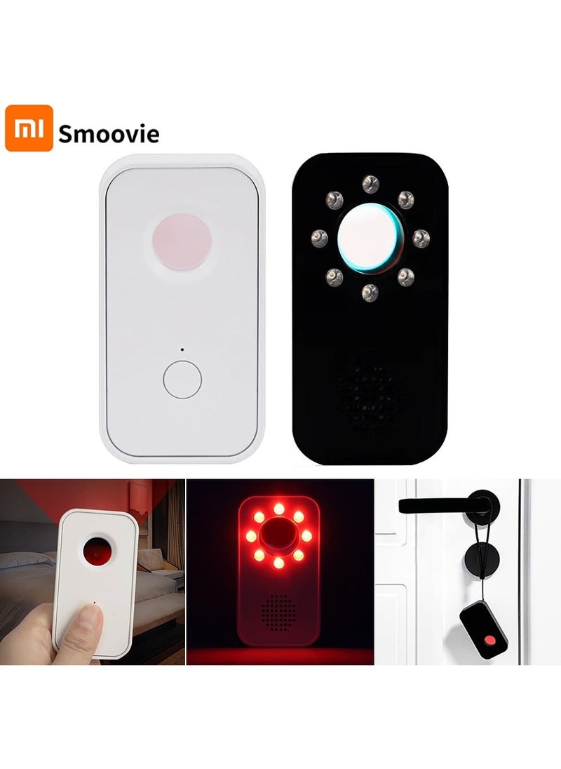Xiaomi - أجهزة الكشف عن الكاميرا الخفية Xiaomi Youpin Smoovie، ماسح ضوئي متعدد الوظائف لكاميرا الأشعة تحت الحمراء - مستشعر Pir للطلقات المتسللة، إنذار ضوئي وصوتي، جهاز إنذار بالاهتزاز، كاشف مضاد للتجسس - Image 1