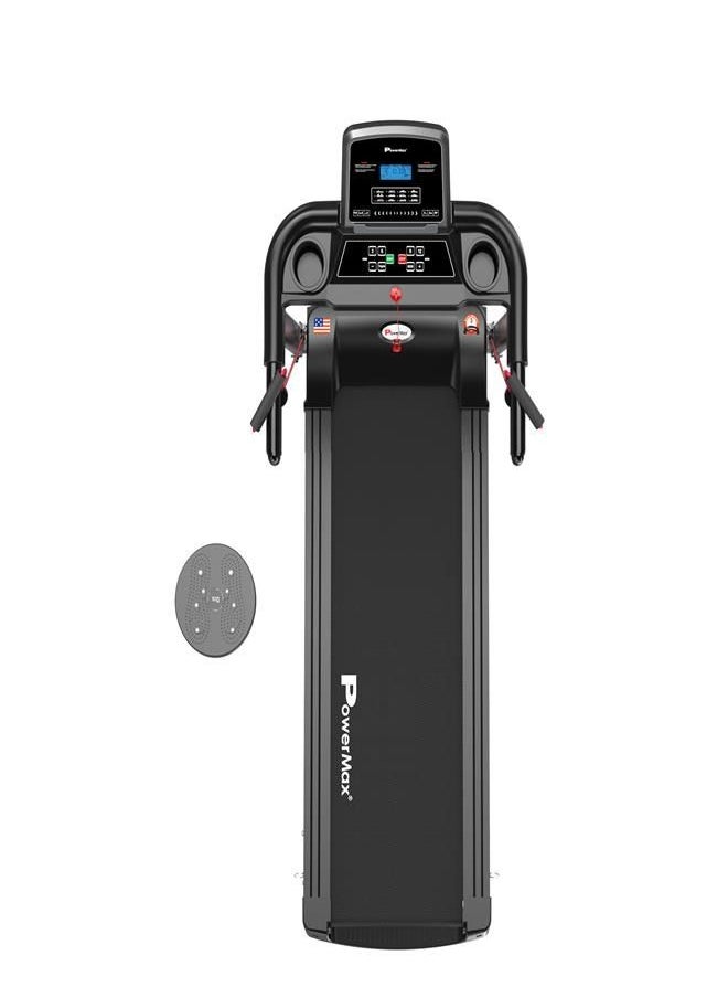 PowerMax Fitness PowerMax Fitness TDM-99 (4HP Peak) Treadmill for Home, Cardio Training, with 12 Pre-set programs, 3 Level Manual-Incline, Max User Weight 110kg, Max Speed 14 km/hr,  - Image 2