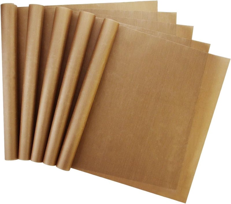 Bantoye 5 Pack Non Stick Teflon Sheet, 16 x 24" PTFE Transfer Sheet Heat Resistant Craft Mat for Heat Press - Image 1