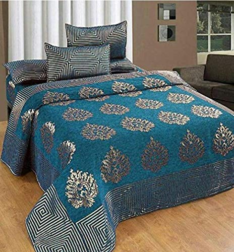 SpangleHomes Chenille 500 TC Bedsheet (Coffee_King) - Image 5
