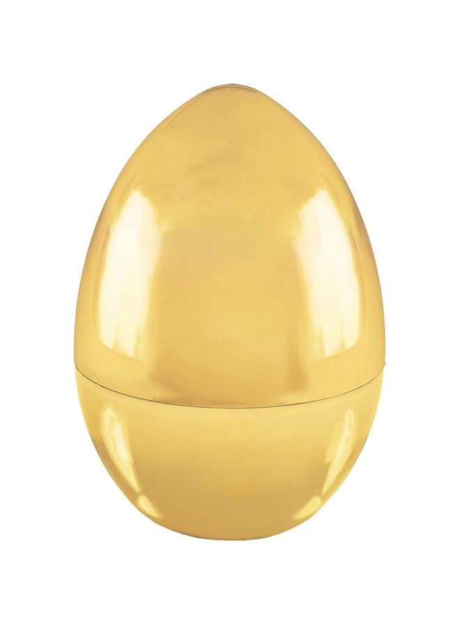 Amscan Jumbo Easter Egg 1 Pc 9 1/2" X 6 1/2" Metallic Gold - Image 1